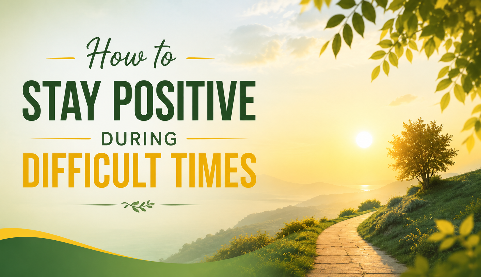 How to Stay Positive During Difficult Times in Islam